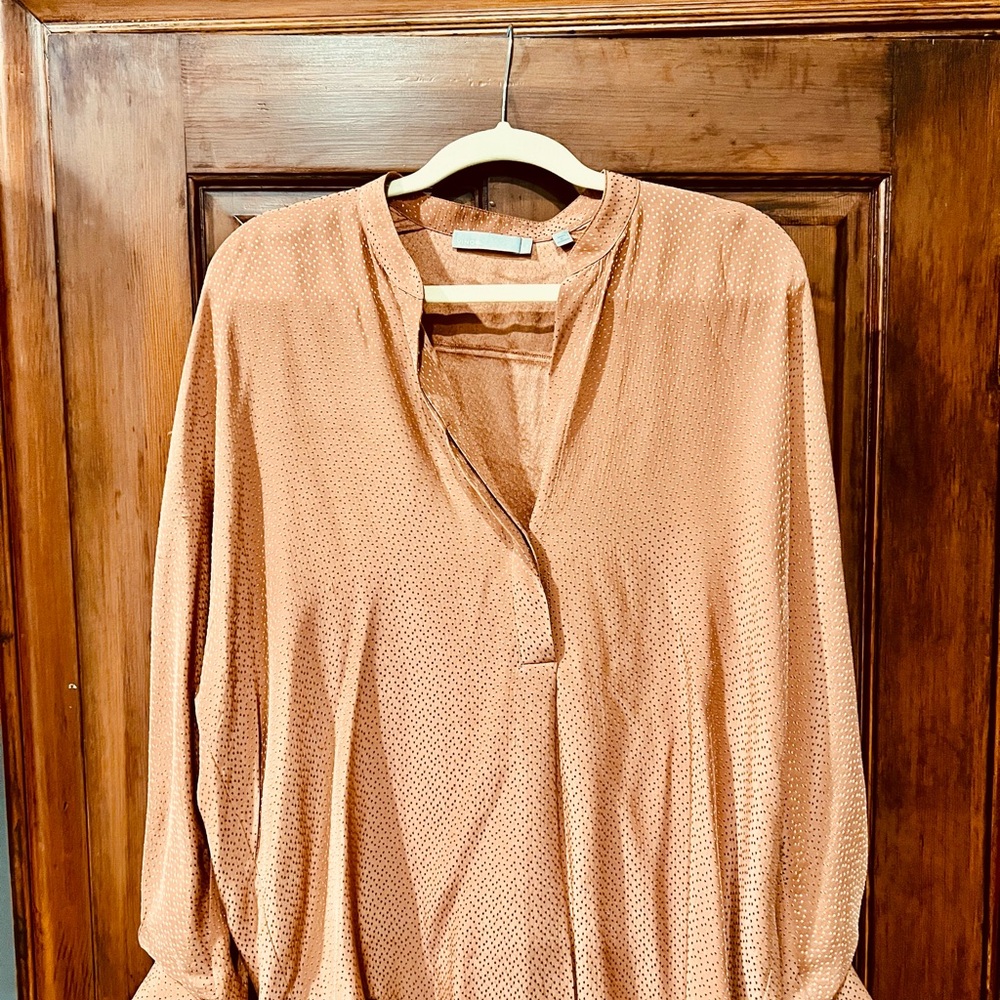 Vince silk rust colored Blouse